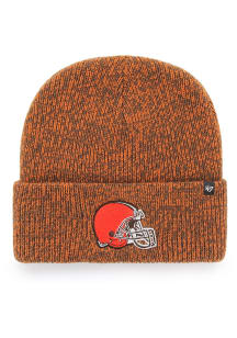 47 Cleveland Browns Orange Brain Freeze Cuff Mens Knit Hat
