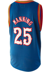 Danny Manning  Original Retro Brand Kansas Jayhawks Blue Tackle Twill Jersey