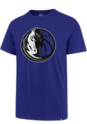 47 Dallas Mavericks Blue Imprint Super Rival Short Sleeve T Shirt