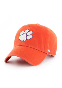 47 Clemson Tigers Clean Up Adjustable Hat - Orange