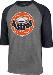 47 Houston Astros Grey Cooperstown Long Sleeve Fashion T Shirt
