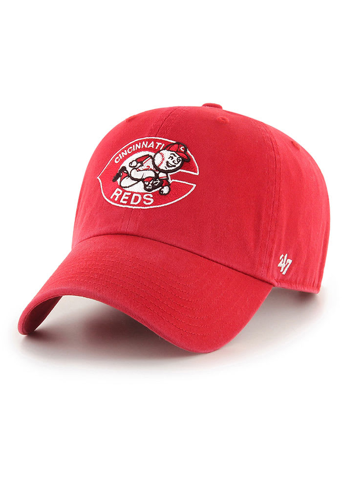 47 Cincinnati Reds Retro Clean Up Adjustable Hat - Red