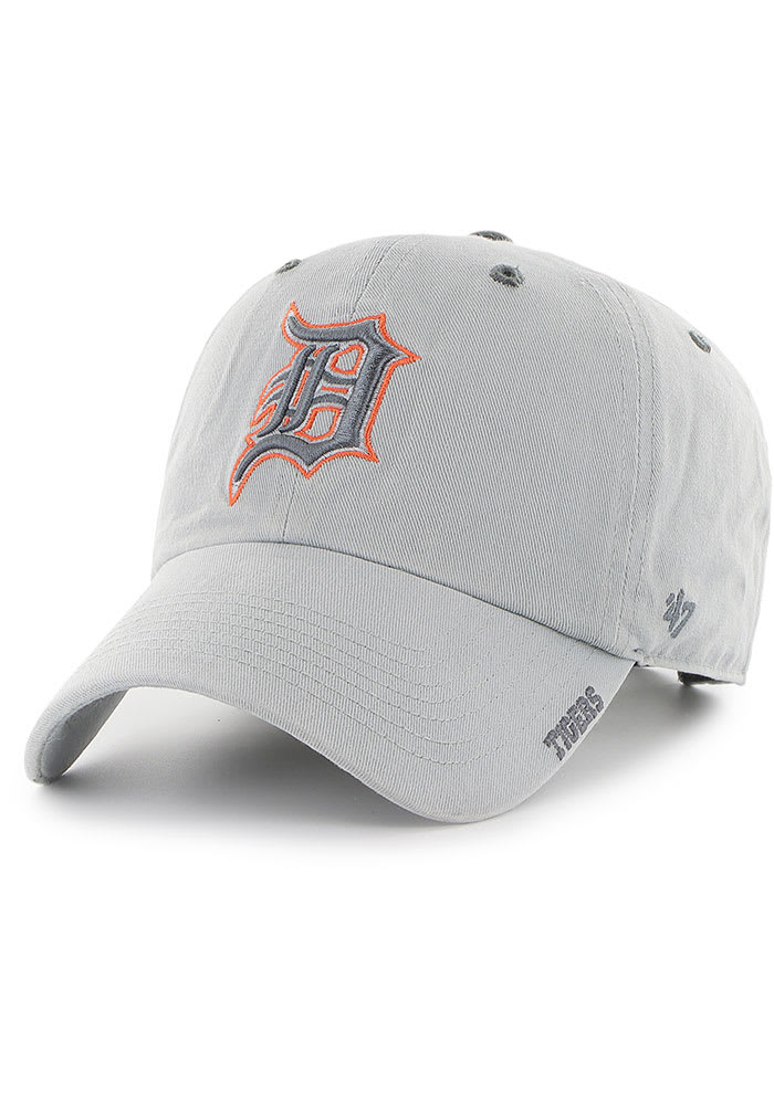 Detroit Tigers 47 Brand Ice Clean Up Hat Charcoal - Detroit City Sports