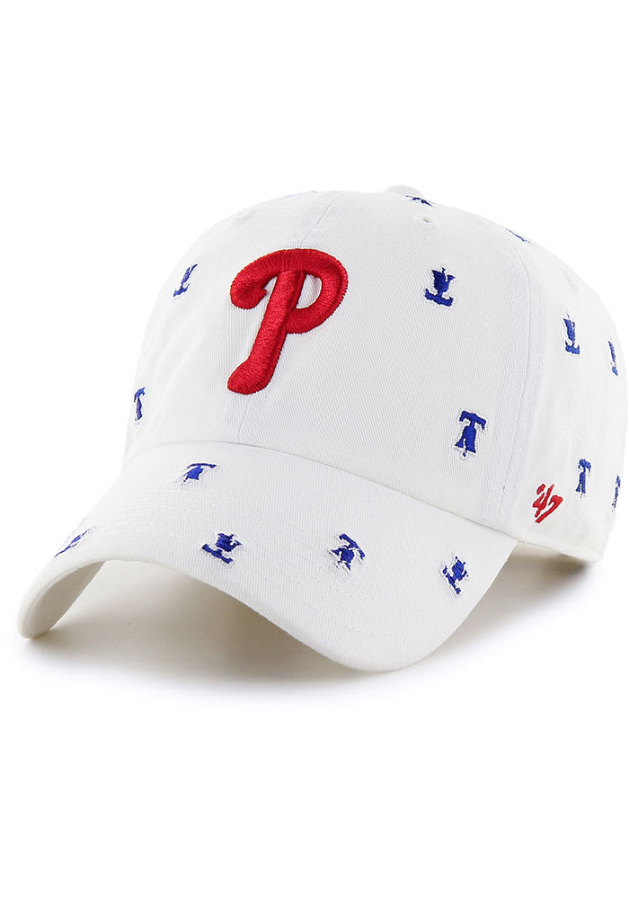 47 Philadelphia Phillies White Confetti Clean Up Womens Adjustable Hat
