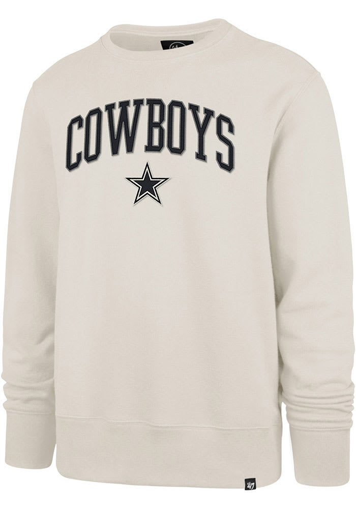 47 Dallas Cowboys Arch Gamebreak Long Sleeve Fashion Sweatshirt - Tan