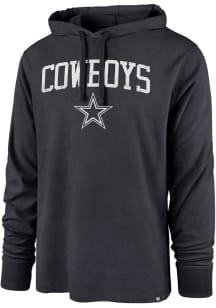 47 Dallas Cowboys Mens Navy Blue Power Up Club Hood Long Sleeve Hoodie