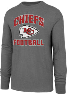 47 Kansas City Chiefs Grey Changer Club Long Sleeve T Shirt