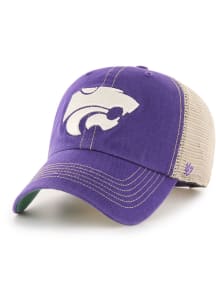 47 K-State Wildcats Trawler Clean Up Adjustable Hat - Purple