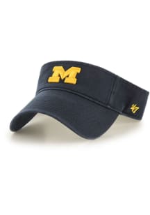 Michigan Wolverines 47 Clean Up Womens Visor - Navy Blue