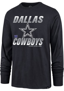 47 Dallas Cowboys Navy Blue Line Rush Long Sleeve T Shirt