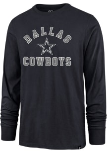47 Dallas Cowboys Navy Blue Varsity Arch Long Sleeve T Shirt