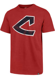 47 Cleveland Indians Red Throwback Club Short Sleeve T Shirt