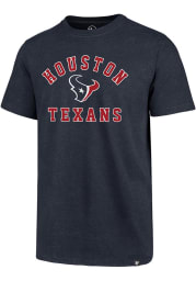 47 Houston Texans Navy Blue Varsity Arch Club Short Sleeve T Shirt