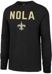 47 New Orleans Saints Black Regional Club Long Sleeve T Shirt