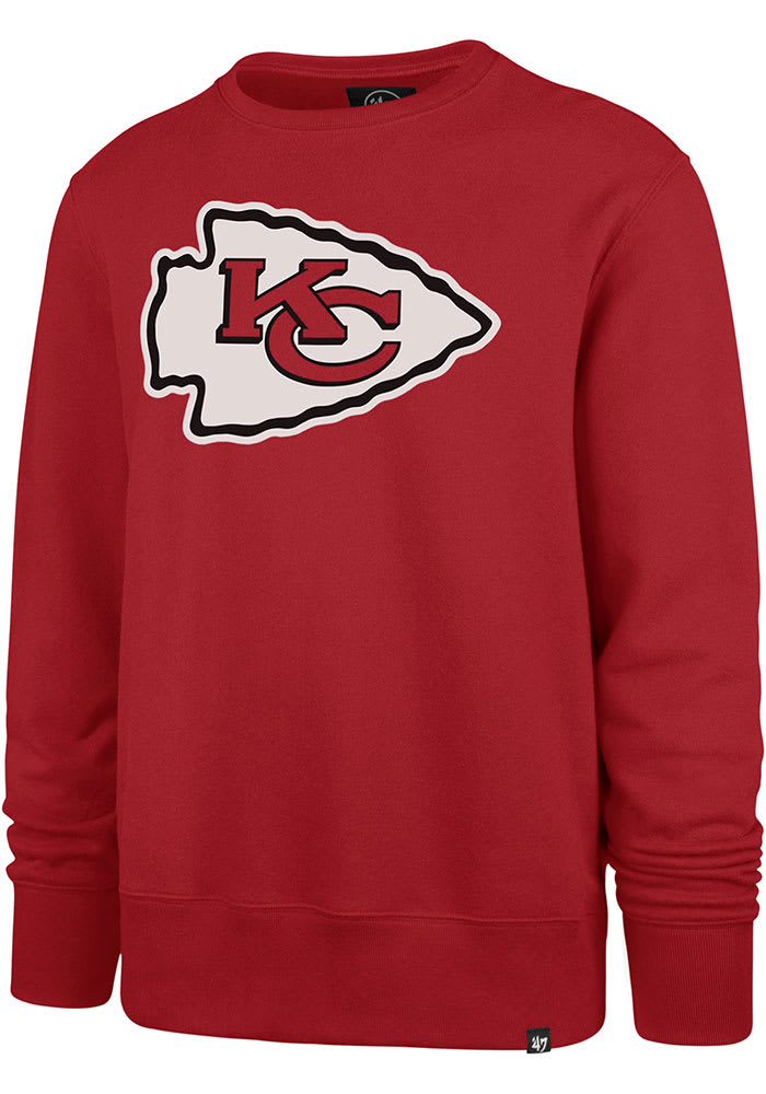 47 Kansas City Chiefs Mens Red Pop Imprint Headline Long Sleeve