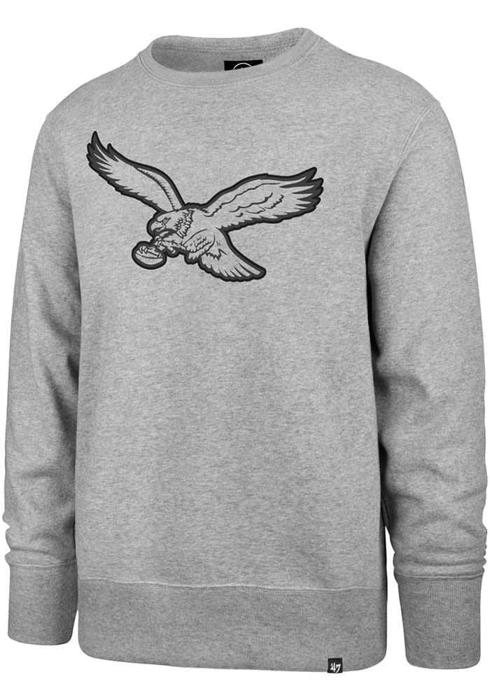 '47 Men's Philadelphia Legacy Headline Grey Crew Sweatshirt, Size: Large, Gray