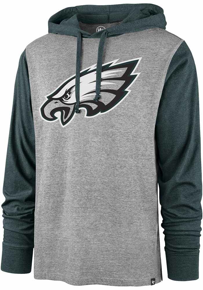 47 Philadelphia Eagles Eagle Throwback Headline Hoodie - Kelly Green