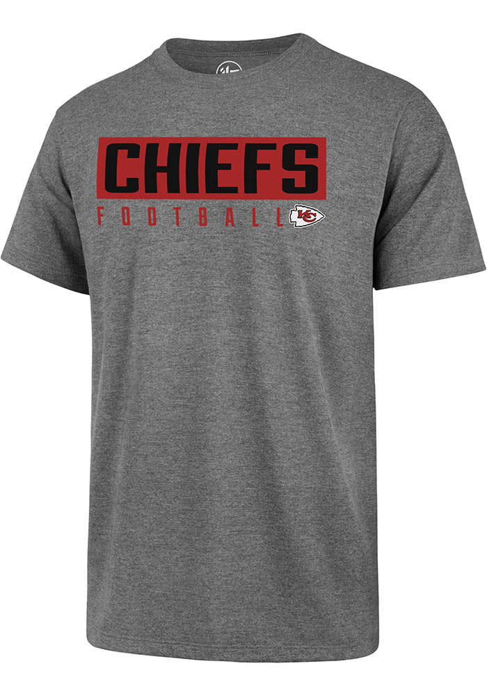 47 Kansas City Chiefs Grey Dub Major Short Sleeve T Shirt
