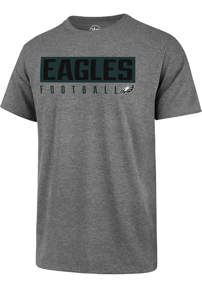 47 Philadelphia Eagles Grey Dub Major Short Sleeve T Shirt
