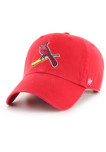 47 St Louis Cardinals Baby Clean Up Adjustable Hat - Red