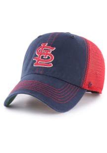 47 St Louis Cardinals Trawler Clean Up Adjustable Hat - Navy Blue