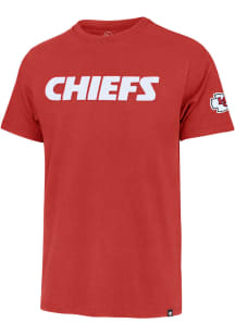 47 Kansas City Chiefs Red Franklin Knockout Fieldhouse Short Sleeve Fashion T Shirt