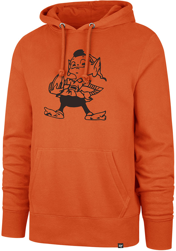 Cleveland Browns NFL '47 Bevel Headline Gray Hoodie Sweatshirt