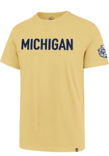Michigan Wolverines Gold 47 Franklin Fieldhouse Short Sleeve Fashion T Shirt
