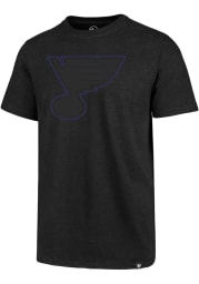 47 St Louis Blues Black Tonal Club Short Sleeve T Shirt
