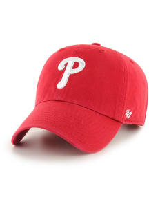 47 Philadelphia Phillies Clean Up Adjustable Hat - Red