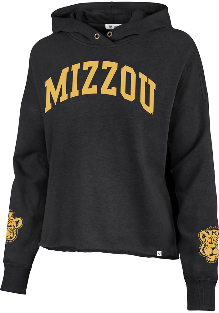 47 Missouri Tigers Womens Black Olivia Hooded Sweatshirt