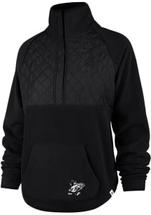 47 K-State Wildcats Womens Black Vail 1/4 Zip Pullover