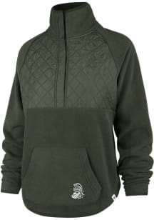 47 Michigan State Spartans Womens Green Vail 1/4 Zip Pullover