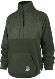 47 Michigan State Spartans Womens Green Vail 1/4 Zip Pullover