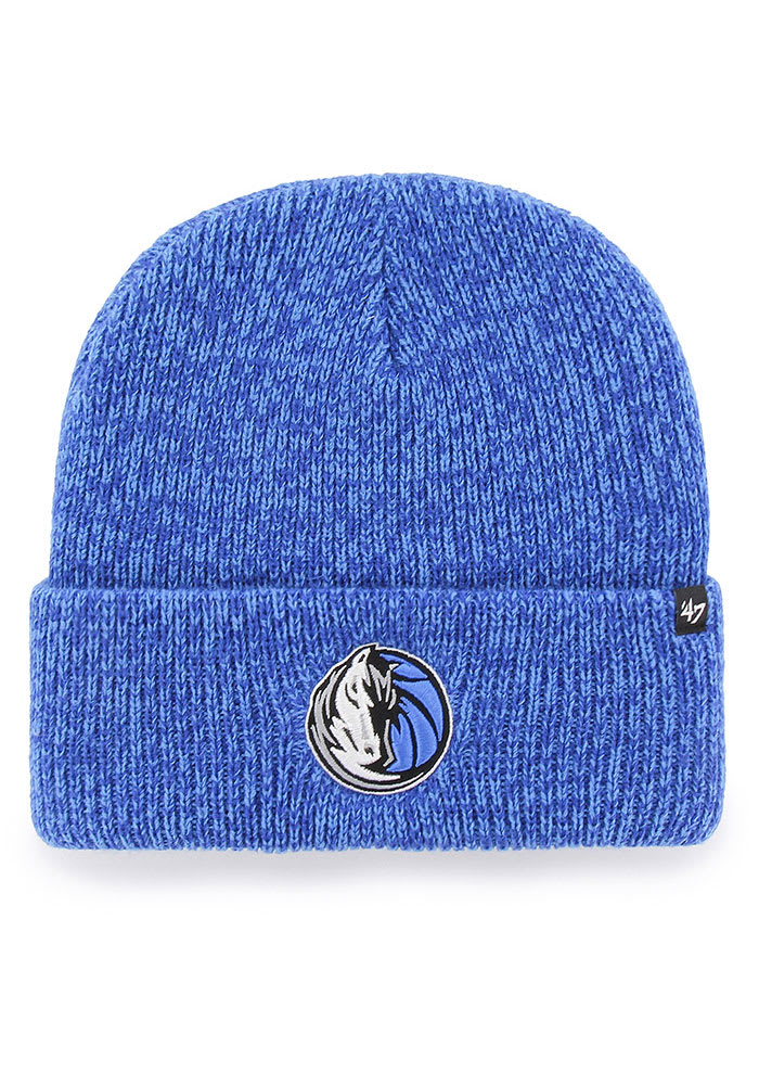 47 Dallas Mavericks Blue Brain Freeze Cuff Mens Knit Hat