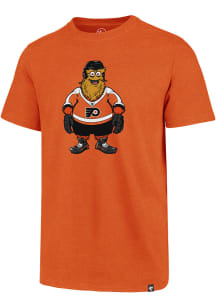 Gritty  Philadelphia Flyers Orange 47 Club Short Sleeve T Shirt