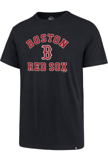 47 Boston Red Sox Navy Blue Varsity Arch Short Sleeve T Shirt