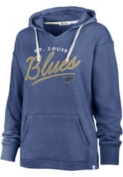 47 St Louis Blues Womens Blue Emerson Hooded Sweatshirt