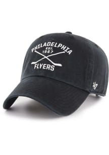 47 Philadelphia Flyers Axis Clean Up Adjustable Hat - Black