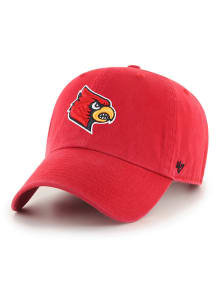 47 Louisville Cardinals Clean Up Adjustable Hat - Red