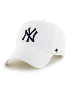 47 New York Yankees Clean Up Adjustable Hat - White