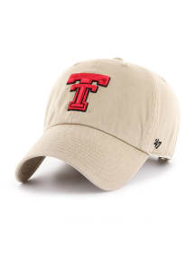 47 Texas Tech Red Raiders Retro Clean Up Adjustable Hat - Khaki