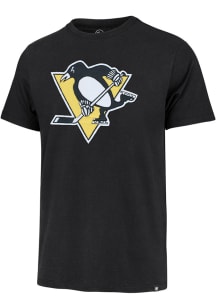 47 Pittsburgh Penguins Black Franklin Knockout Fieldhouse Short Sleeve Fashion T Shirt