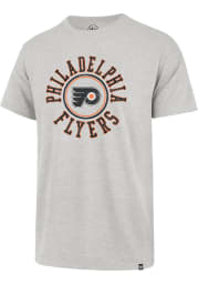 47 Philadelphia Flyers Grey Zone Franklin Short Sleeve Fashion T Shirt
