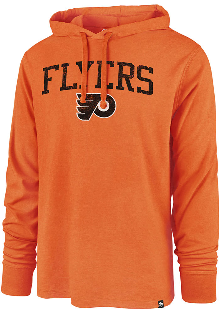 47 Philadelphia Flyers Mens Orange Power Up Club Long Sleeve Hoodie