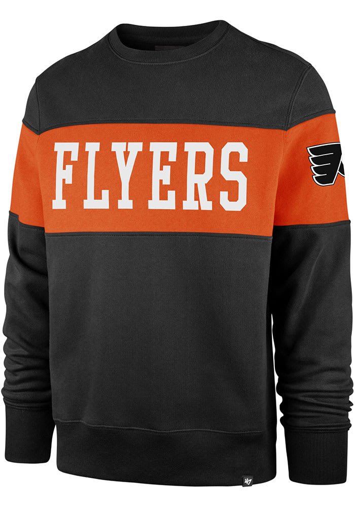 47 Philadelphia Flyers Mens Black Interstate Long Sleeve Fashion Sweatshirt