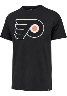 47 Philadelphia Flyers Black Franklin Knockout Fieldhouse Short Sleeve Fashion T Shirt