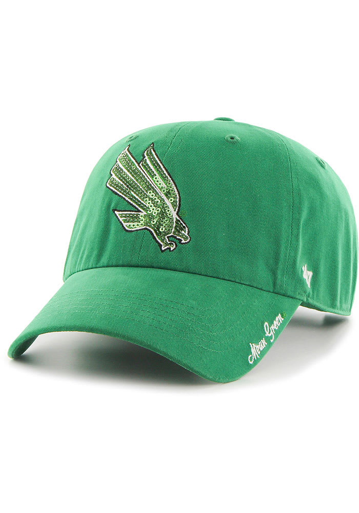 47 North Texas Mean Green Green Sparkle Clean Up Womens Adjustable Hat