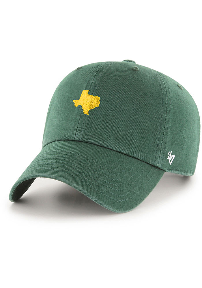 47 Texas Gold Logo Base Runner Clean Up Adjustable Hat - Green