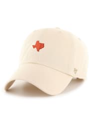 47 Texas Orange Base Runner Clean Up Adjustable Hat - Natural